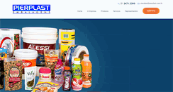 Desktop Screenshot of pierplast.com.br